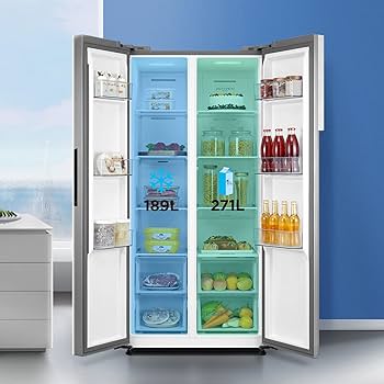 Midea 460l, Mdrs619fgf46 Side-by-side (10 Years Warranty) Inverter Refrigerator