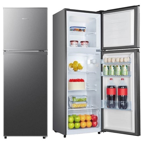 Hisense Ref200dr, 154l Top Freezer Fridge-titanium Silver